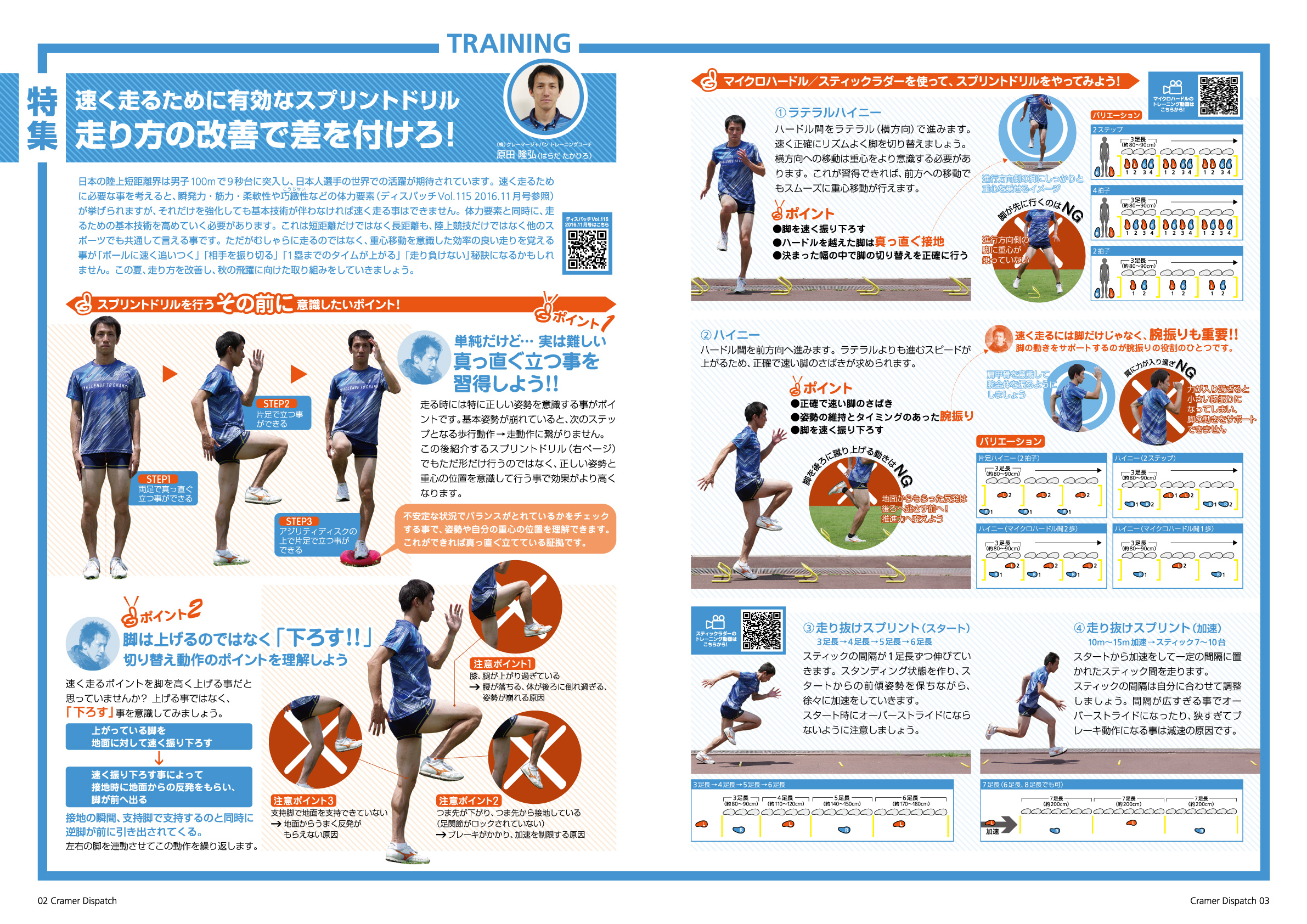 速く走るために有効なスプリントドリル 走り方の改善で差を付けろ Cramerjapan